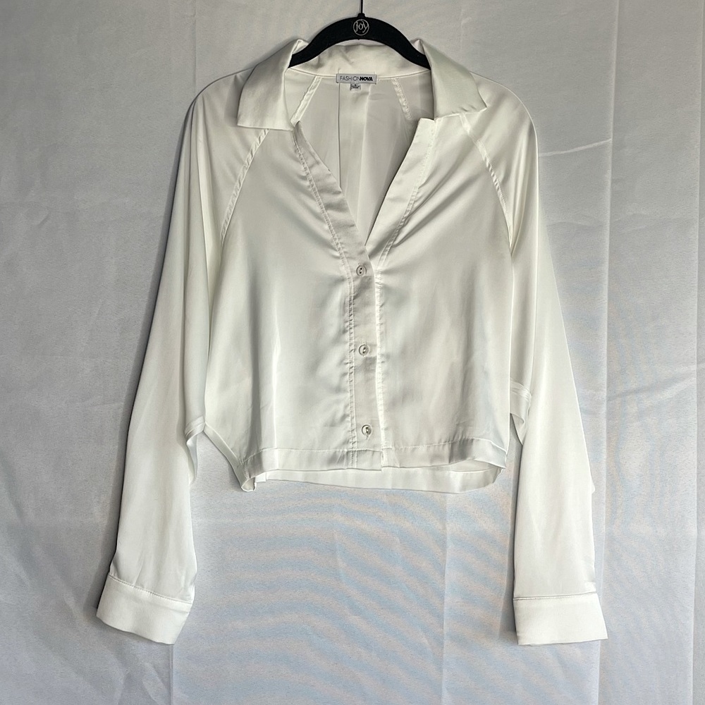 FASHION NOVA Button Down Blouse